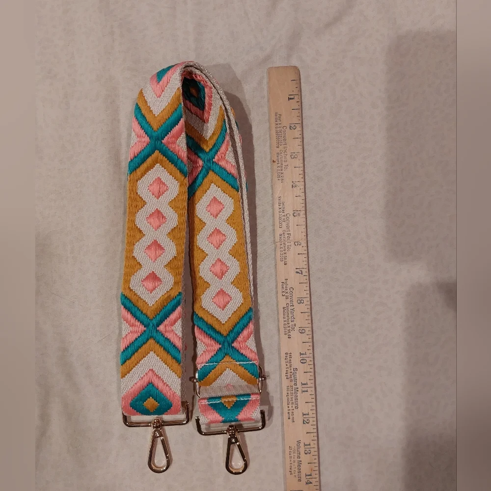 Colorful Geometric Patterned Strap - Picture 2 of 2